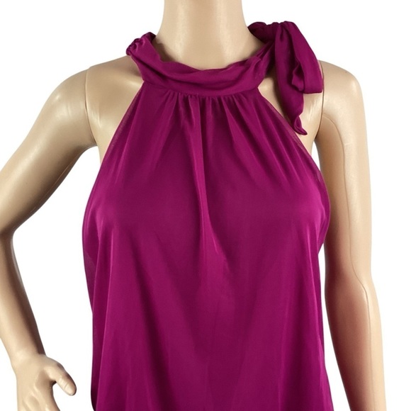 Express Halter Neck Bodysuit Size M Purple - Picture 2 of 7